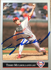 Terry Mulholland Autographed 1992 Leaf #464