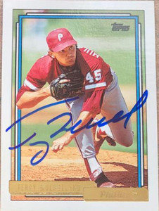 Terry Mulholland Autographed 1992 Topps Gold #719