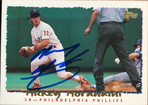 Mickey Morandini Autographed 1995 Topps #2