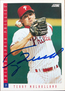 Terry Mulholland Autographed 1993 Score #117