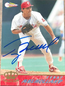 Terry Mulholland Autographed 1994 Pacific Crown Collection #483