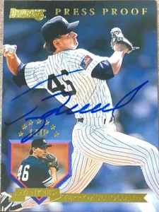 Terry Mulholland Autographed 1995 Donruss Press Proof #404 New York Yankees Card