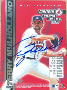 SOLD 105901 Terry Mulholland Autographed 2000 MLB Showdown Pennant Run 1st Edition #15 SOLD 105901 Terry Mulholland Autographed 2000 MLB Showdown Pennant Run 1st Edition #15