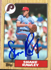 Shane Rawley Autographed 1987 Topps Tiffany #771