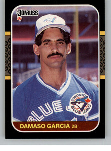 1987 Donruss #614 Damaso Garcia VG Toronto Blue Jays 