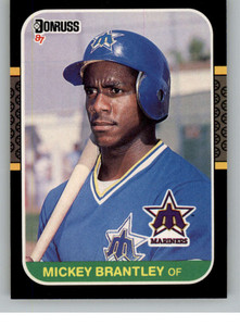 1987 Donruss #656 Mickey Brantley VG Seattle Mariners 