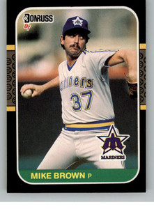 1987 Donruss #563 Mike Brown VG Seattle Mariners 