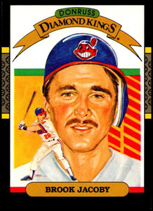 1987 Donruss #8 Brook Jacoby DK VG Cleveland Indians 