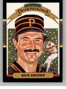 1987 Donruss #10 Rick Rhoden DK VG Pittsburgh Pirates 