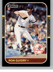 1987 Donruss #93 Ron Guidry VG New York Yankees 