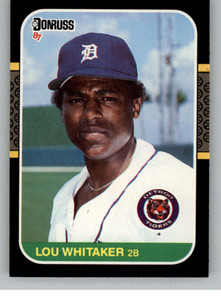1987 Donruss #107 Lou Whitaker VG Detroit Tigers 