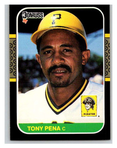 Tony Pena 1987 Topps #60 Pittsburgh Pirates Baseball Card