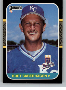 1987 Donruss #132 Bret Saberhagen VG Kansas City Royals 