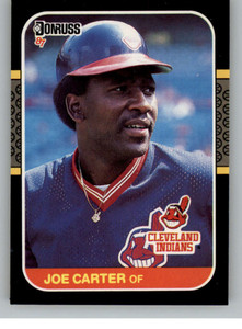 1987 Donruss #156 Joe Carter VG Cleveland Indians 