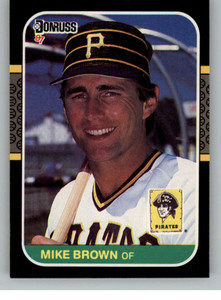 1987 Donruss #168 Mike Brown VG Pittsburgh Pirates 