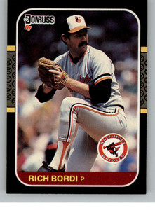 1987 Donruss #213 Rich Bordi VG Baltimore Orioles 