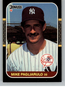 1987 Donruss #298 Mike Pagliarulo VG New York Yankees 