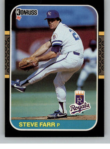 1987 Donruss #301 Steve Farr VG Kansas City Royals 