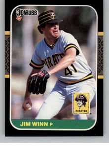 1987 Donruss #312 Jim Winn VG Pittsburgh Pirates 