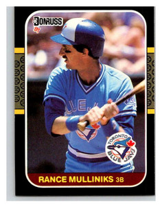  1985 Donruss/Leaf #153 Rance Mulliniks NM-MT Toronto Blue Jays  Baseball : Collectibles & Fine Art