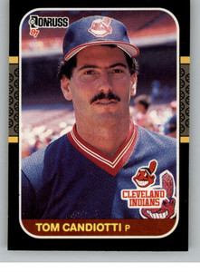 1987 Donruss #342 Tom Candiotti VG Cleveland Indians 