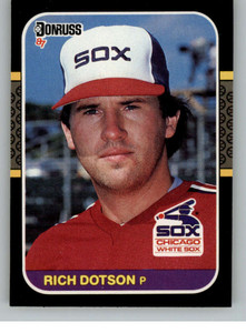 1987 Donruss #383 Richard Dotson VG Chicago White Sox 