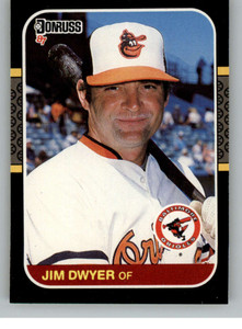 1987 Donruss #418 Jim Dwyer VG Baltimore Orioles 