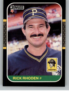 1987 Donruss #435 Rick Rhoden VG Pittsburgh Pirates 