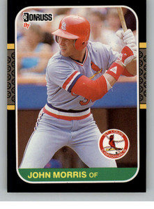 1987 Donruss #480 John Morris VG St. Louis Cardinals 