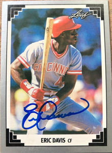 Eric Davis Autographed 1992 Fleer #403 - Under the Radar Sports