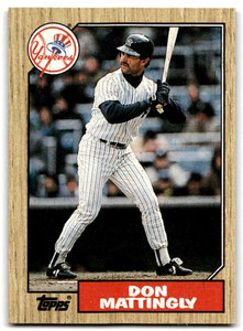 1987 Topps #500 Don Mattingly NM-MT New York Yankees 