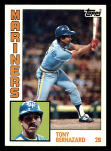 1984 Topps #41 Tony Bernazard VG Seattle Mariners 