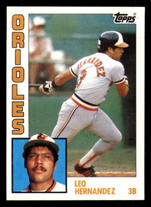 1984 Topps #71 Leo Hernandez VG RC Rookie Baltimore Orioles 