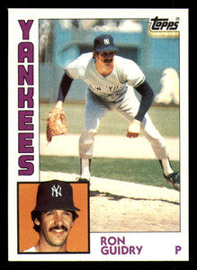 1984 Topps #110 Ron Guidry VG New York Yankees 