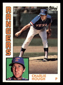 1984 Topps #118 Charlie Hough VG Texas Rangers 