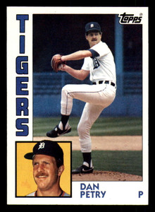 1984 Topps #147 Dan Petry VG Detroit Tigers 