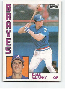 1984 Topps #150 Dale Murphy VG Atlanta Braves 