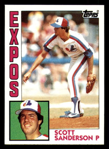1984 Topps #164 Scott Sanderson VG Montreal Expos 