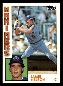 1984 Topps #166 Jamie Nelson VG RC Rookie Seattle Mariners 