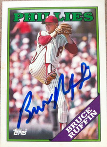 Bruce Ruffin Autographed 1988 Topps Tiffany #268