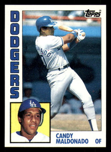 1984 Topps #244 Candy Maldonado VG Los Angeles Dodgers 