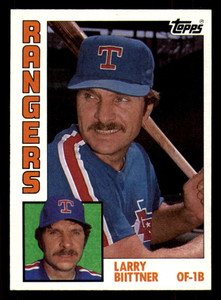 1984 Topps #283 Larry Biittner VG Texas Rangers 
