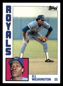 1984 Topps #294 U.L. Washington VG Kansas City Royals 