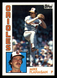 1984 Topps #295 Mike Flanagan VG Baltimore Orioles 