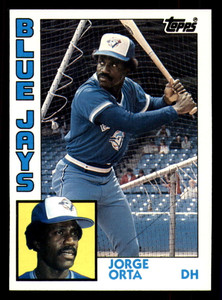1984 Topps #312 Jorge Orta VG Toronto Blue Jays 