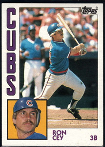 1985 Donruss/Leaf #84 Ron Cey VG Chicago Cubs - Under the Radar Sports