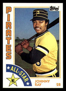 1984 Topps #387 Johnny Ray AS VG Pittsburgh Pirates 