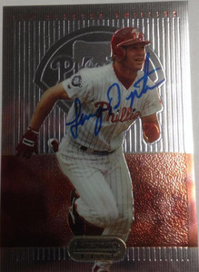 Lenny Dykstra Autographed 1995 Bowman's Best #41