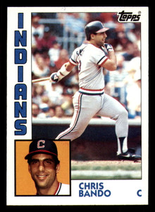 1984 Topps #431 Chris Bando VG Cleveland Indians 