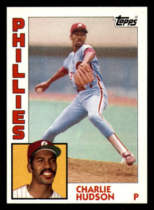 1984 Topps #432 Charles Hudson VG RC Rookie Philadelphia Phillies 